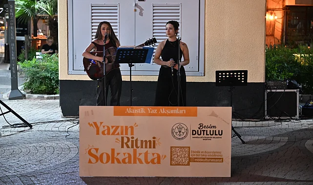 Akustik Yaz Akşamları ile müziğin ritmi Manisa'da
