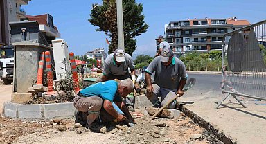 Alanya Kestel Mahallesinde çalışmalar etap etap sürüyor