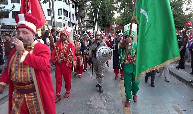 Amasya'da mehterli milli irade yürüyüşü yapıldı