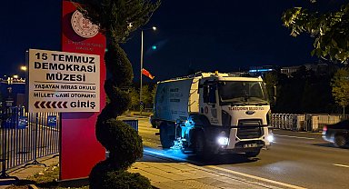 Ankara Keçiören'de NATO için temizlik mesaisi