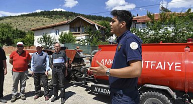 Ankara'da kırsala 80 yeni yangın tankeri