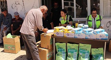 Antalya Büyükşehir'den selden etkilenen üreticilere destek