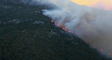 Antalya Kaş'ta orman yangını