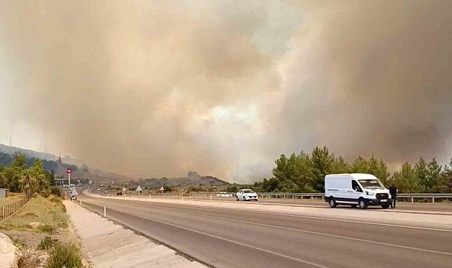 Antalya'da orman yangını