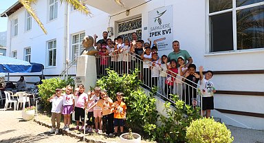 Antalya'da köy okulu ipek evine dönüştü