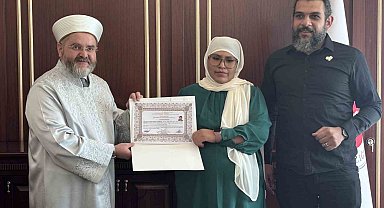 Arjantin'den gelen Eva, Gaziantep'te Müslüman oldu