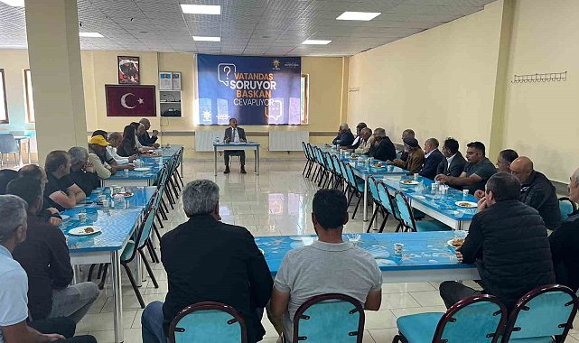 Arpaçay'da "Vatandaş Soruyor, Başkan Cevaplıyor" buluşmalarının 2'incisi gerçekleştirildi