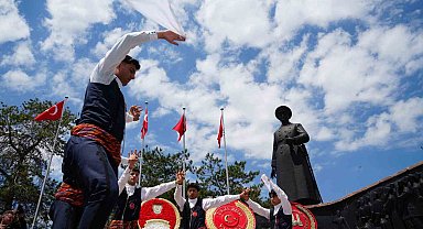 Atatürk'ün Erzurum'a gelişinin 107'nci yıl dönümü törenle kutlandı