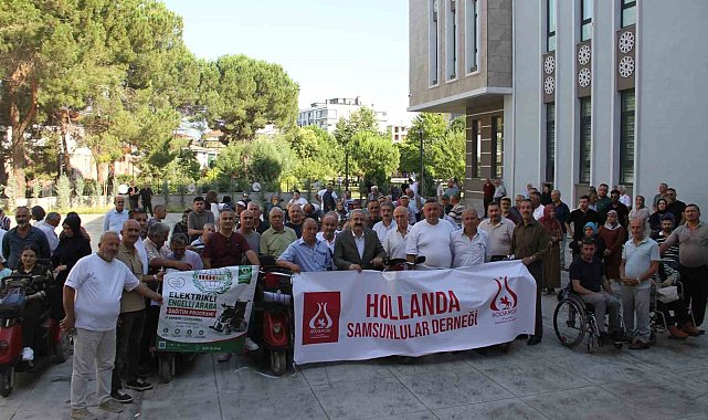Avrupa'dan Samsun'a engelleri aşan dayanışma: 113 engellinin araç sevinci