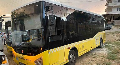 Aydın Büyükşehir otobüsleri tahliye için beklemede