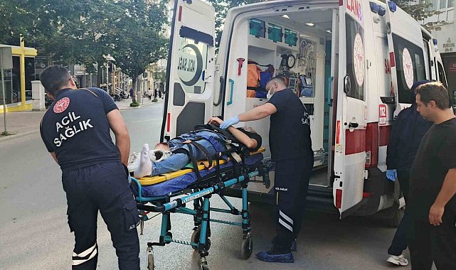 Bafra'da trafik kazası: 1 yaralı