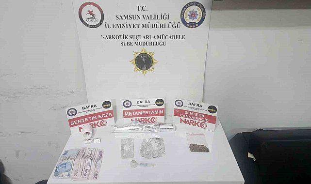Bafra'da uyuşturucu operasyonu: 2 gözaltı