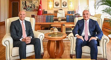 Bakan Ersoy, ABD'nin Ankara Büyükelçisi Tom Barrack'ı ağırladı
