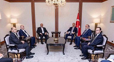 Bakan Fidan, Hamas Siyasi Büro Şefi Hayye'yi kabul etti