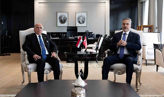 Bakan Fidan, Iraklı mevkidaşı ile bir araya geldi