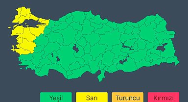 Bakanlık sarı kodla uyardı: Fırtınaya dikkat!