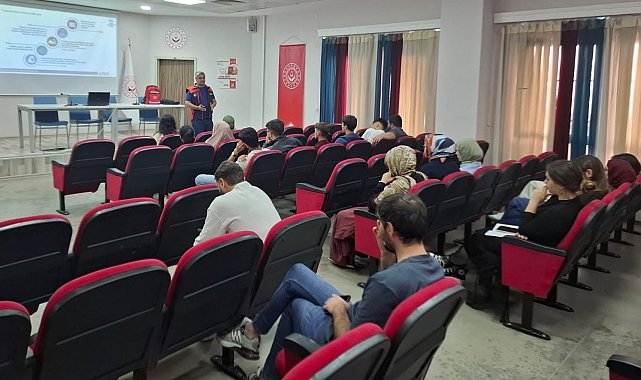 Bakım personeline afet farkındalık eğitimi verildi