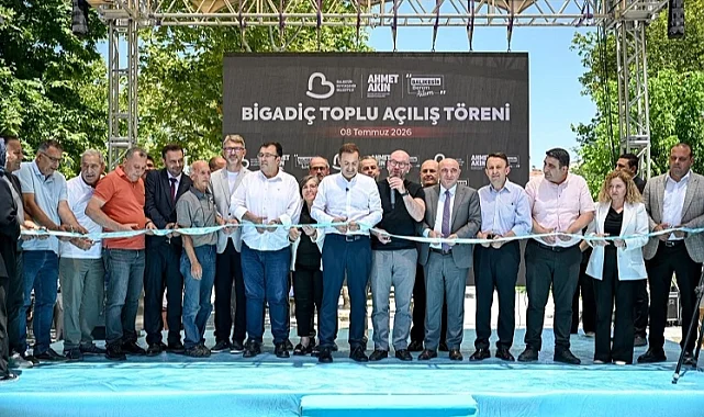 Balıkesir Büyükşehir'den Bigadiç'e çifte hizmet