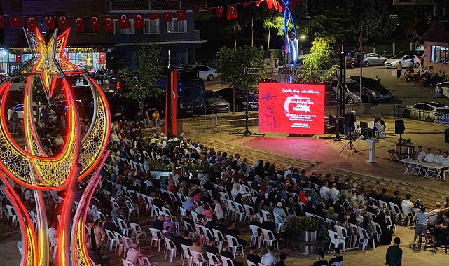 Başiskele'de şehit Ömür Ertuğrul Sarı için anma programı düzenlendi
