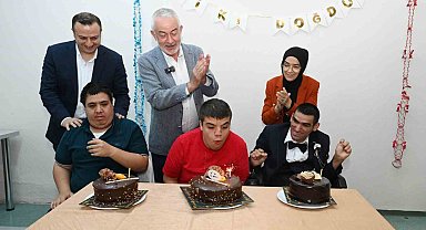 Başkan Başdeğirmen, engelli öğrencilerin doğum günü sevincine ortak oldu