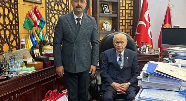 Başkan Kavaklıgil, MHP Genel Başkanı Bahçeli'ye ilçedeki çalışmalarla ilgili bilgi verdi