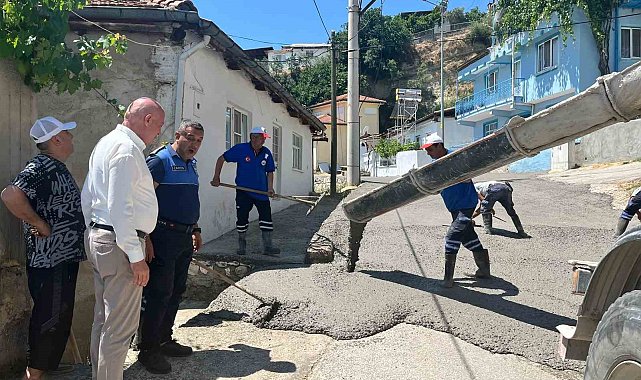 Başkan Kumral mahallerde yürütülen çalışmaları yerinde inceledi