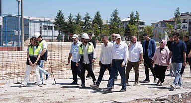 Başkan Özlü'den projelere yakın takip