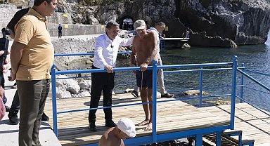 Başkan Tahsin Erdem Liman Arkası çalışmalarını inceledi