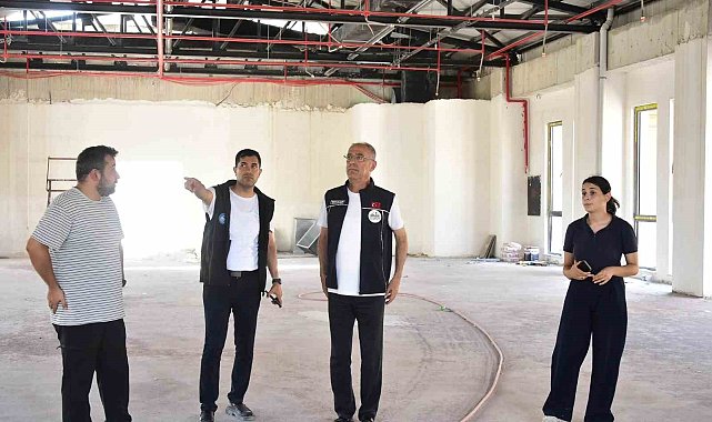 Başkan Yapar, Antakya'daki yatırımları inceledi