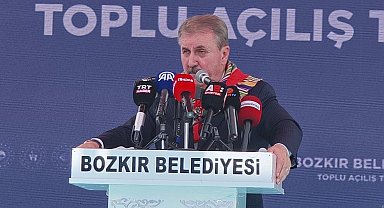 BBP Genel Başkanı Destici, Bozkır'da toplu açılış törenine katıldı