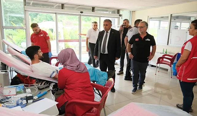 Belediyeden kan bağışı kampanyası