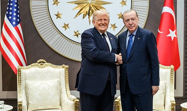 Beyaz Saray, Trump ile Cumhurbaşkanı Erdoğan'ın fotoğrafını paylaştı