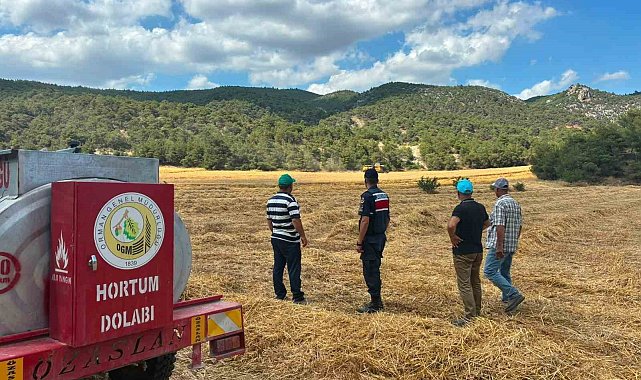 Biçerdöver operatörlerine yangın uyarısı