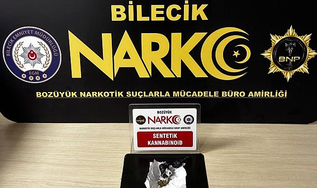 Bilecik'te uyuşturucu operasyonu: 1 gözaltı