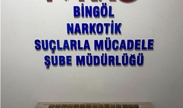 Bingöl'de 600 fişek ele geçirildi: 1 tutuklama