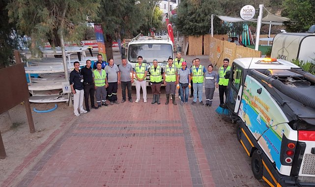 Bitez Yalısı'nda kapsamlı temizlik çalışması