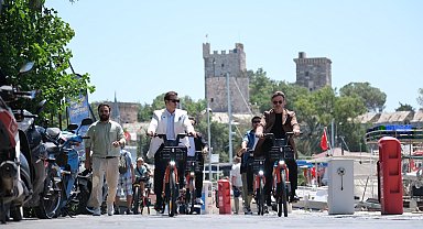 Bodrum'da Elektrikli Bisiklet Paylaşım Sistemi için imzalar atıldı