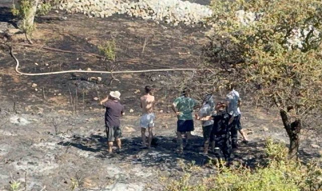 Bodrum'da makilik yangını kontrol altına alındı