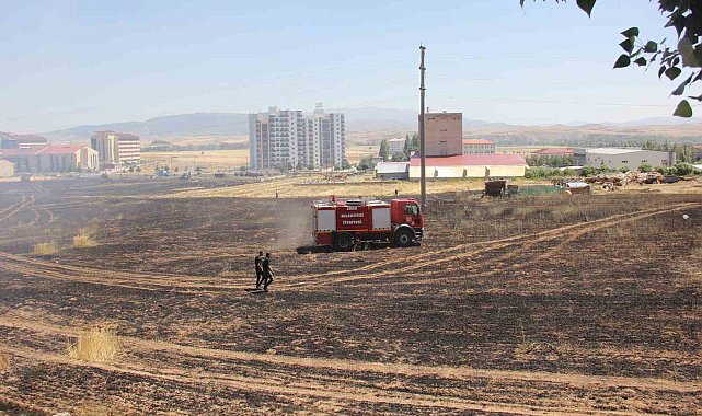 Buğday tarlasında yangın çıktı, dumanlar trafik kazasına neden oldu: 1 yaralı
