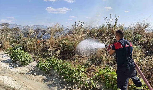 Burdur'da arazi yangınında 20 dekarlık alan kül oldu