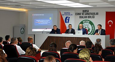 Bursa esnafı bilgilendirildi... Vergi borçlarında düşük oranlı tecil faizi ile taksitlendirme imkanı