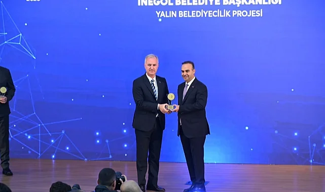 Bursa İnegöl Belediyesi'nin "Yalın Belediyecilik" Projesine Bakanlıktan Ödül