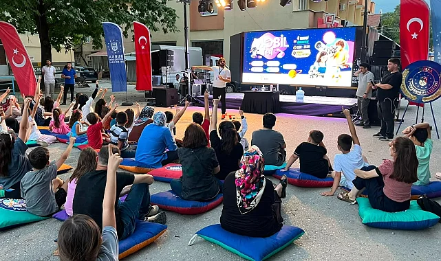 Bursa Orhaneli'de MobilFest ile bilim dolu gece
