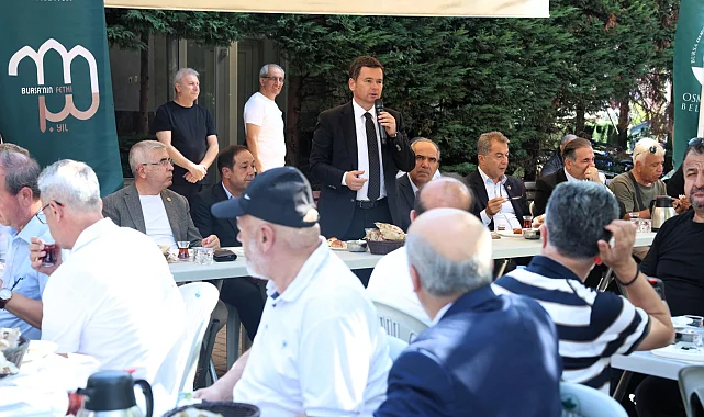 Bursa Osmangazi'de mahalle buluşmaları Alemdar'da sürdü