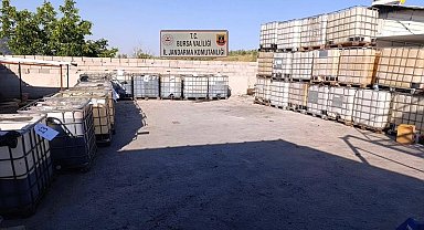 Bursa'da 10 milyon liralık sahte madeni yağ operasyonu