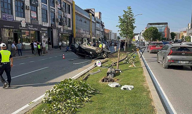 Bursa'da feci kaza : 2 yaralı
