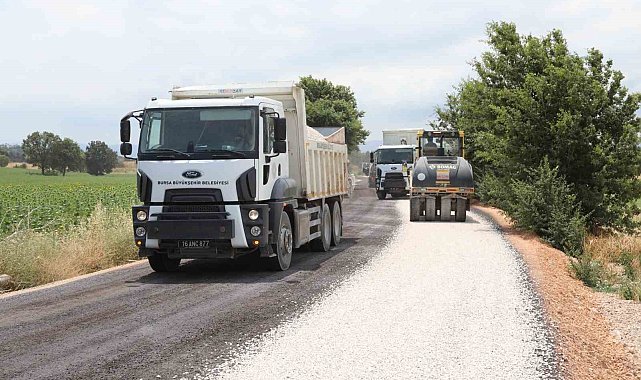 Büyükşehir, Nilüer'de yolları yeniliyor
