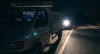 Çalınan kamyonet terk edilmiş halde bulundu