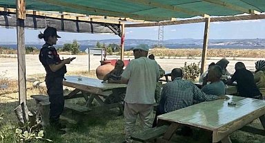 Çanakkale'de 260 jandarma personeli ile göçmen kaçakçılığı denetimi
