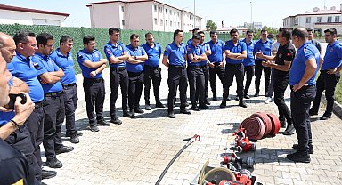 Cezaevine yangın eğitimi